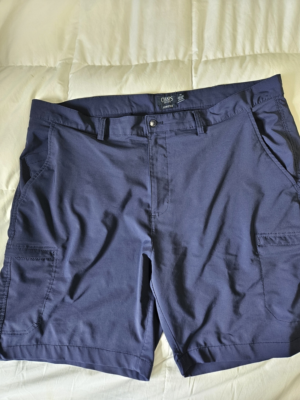 Chaps Men's Navy Cargo Shorts
